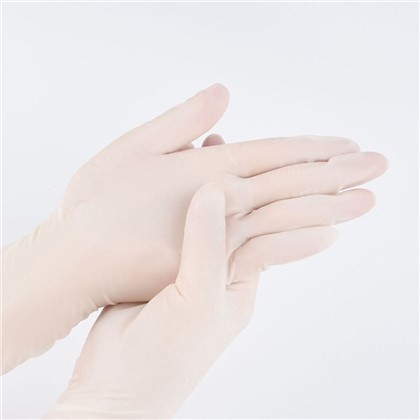 Luvas de exame de látex
