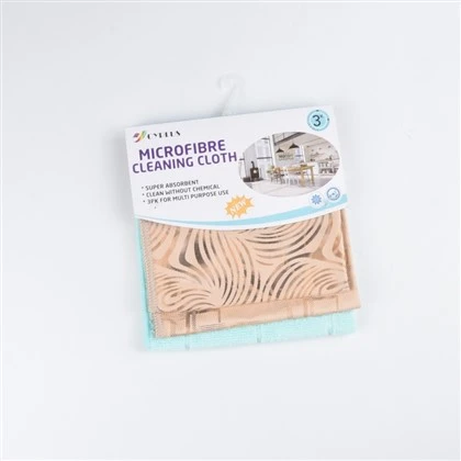 3 panos de limpeza de microfibra PK