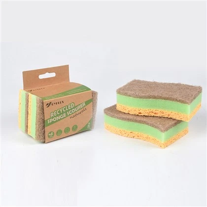 Esponja purificadora natural de celulose e coco